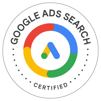 Google Ads Search Certification badge from Google Skillshop